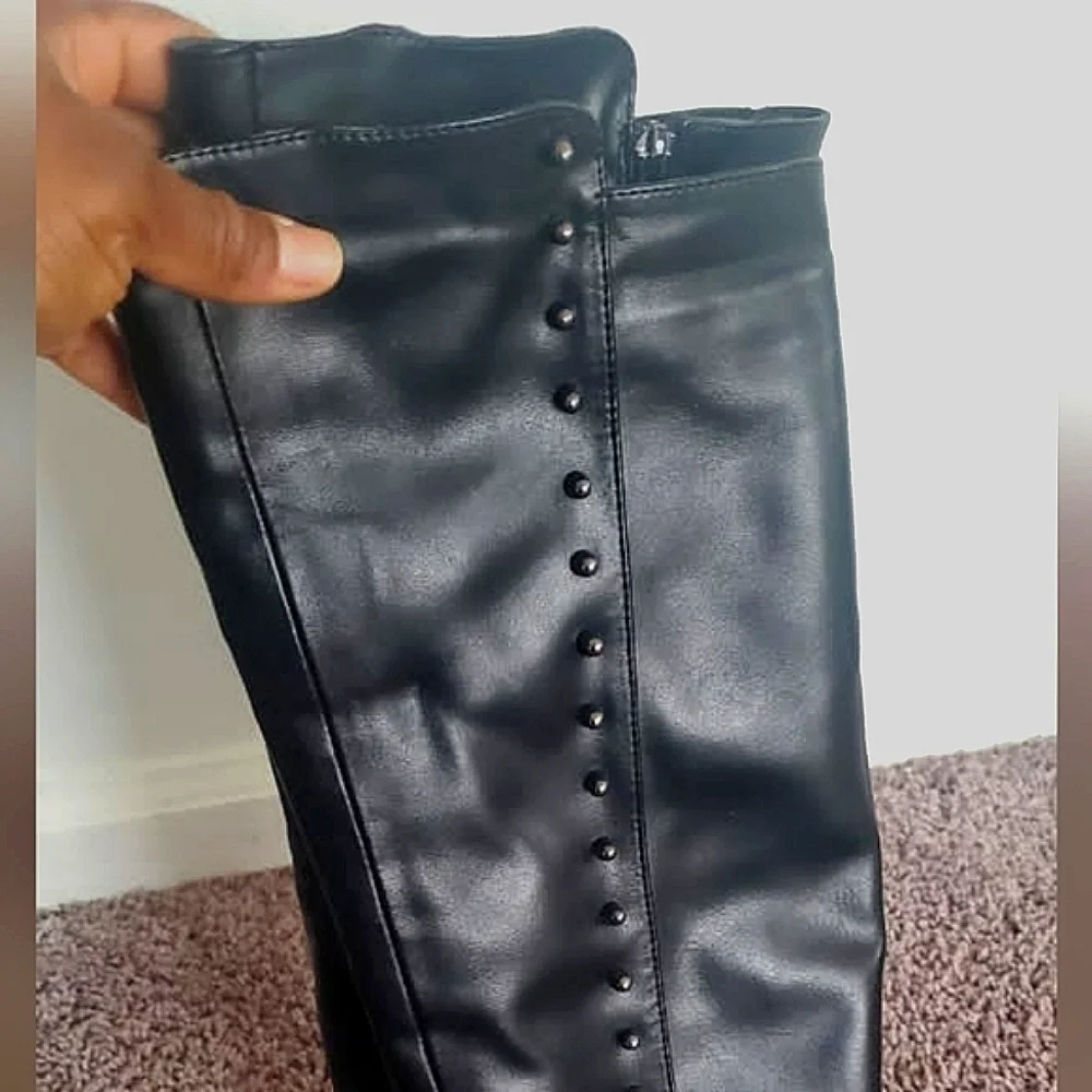 Fashion Side Zipper Knee High Riding Boots Sz 5.5 Winter Boot🌴✌️